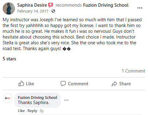 Fuzion fb 4-min Fuzion Driving Reviews